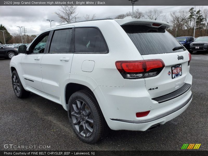 Bright White / Black 2020 Jeep Grand Cherokee High Altitude 4x4