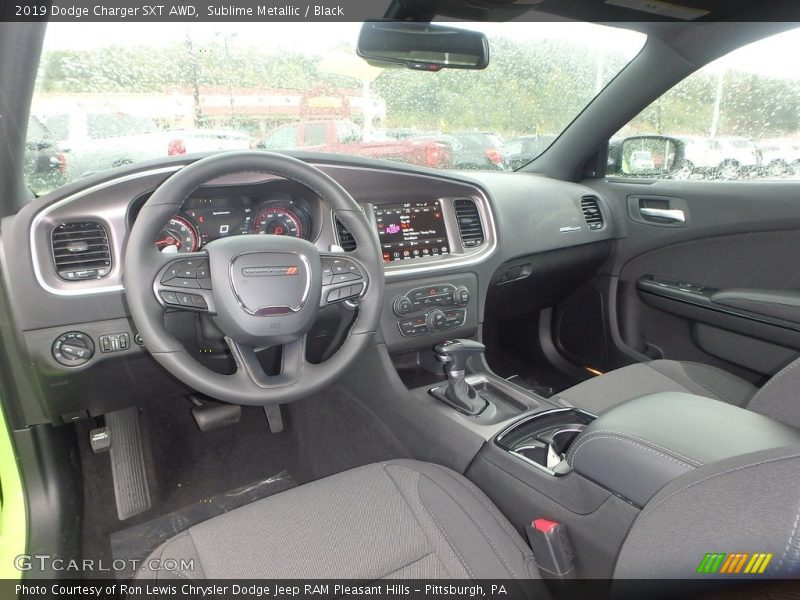 Sublime Metallic / Black 2019 Dodge Charger SXT AWD