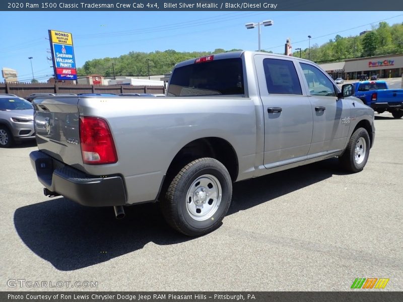 Billet Silver Metallic / Black/Diesel Gray 2020 Ram 1500 Classic Tradesman Crew Cab 4x4