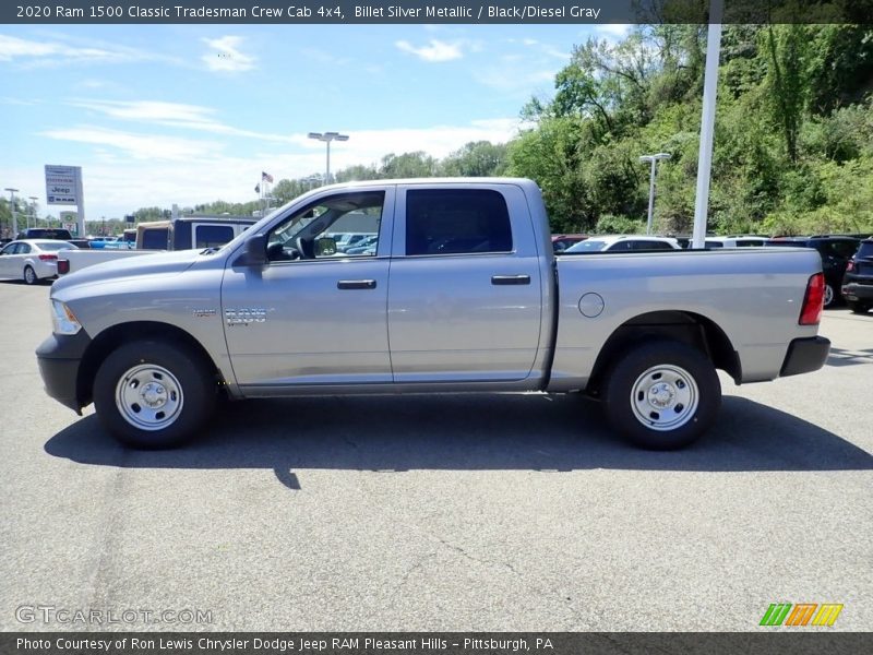 Billet Silver Metallic / Black/Diesel Gray 2020 Ram 1500 Classic Tradesman Crew Cab 4x4