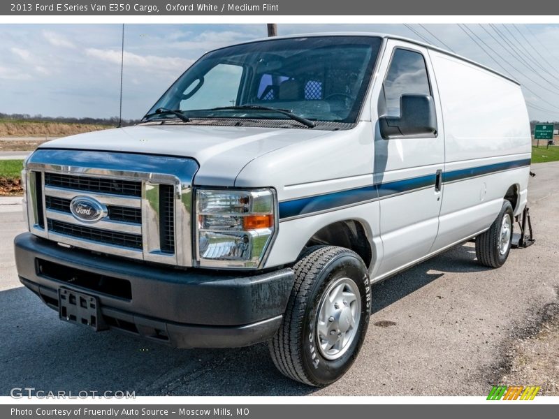 Oxford White / Medium Flint 2013 Ford E Series Van E350 Cargo