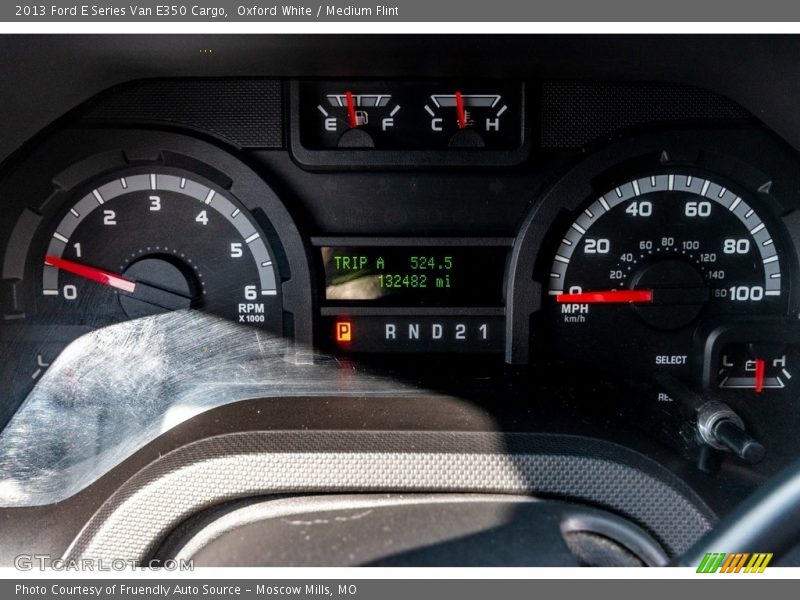 Oxford White / Medium Flint 2013 Ford E Series Van E350 Cargo