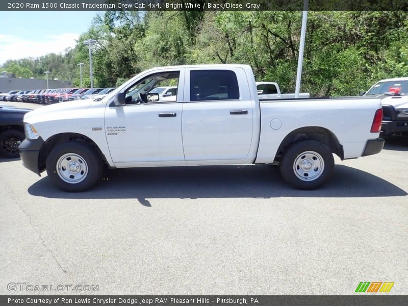 Bright White / Black/Diesel Gray 2020 Ram 1500 Classic Tradesman Crew Cab 4x4