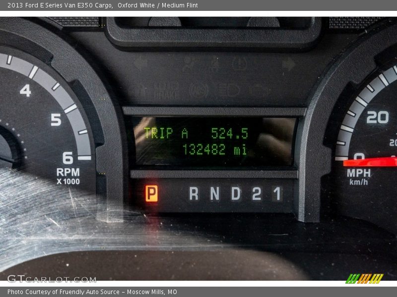 Oxford White / Medium Flint 2013 Ford E Series Van E350 Cargo