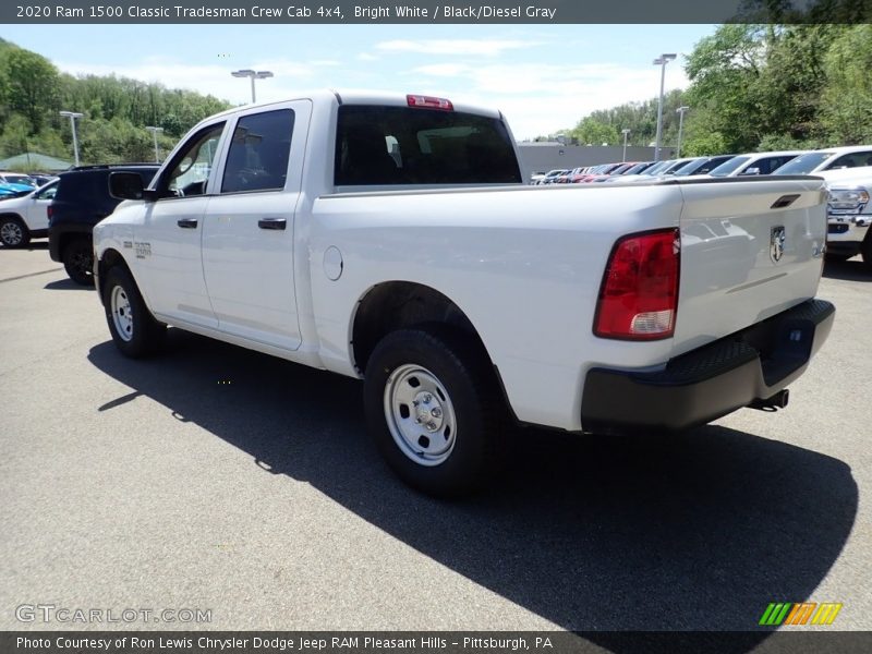 Bright White / Black/Diesel Gray 2020 Ram 1500 Classic Tradesman Crew Cab 4x4