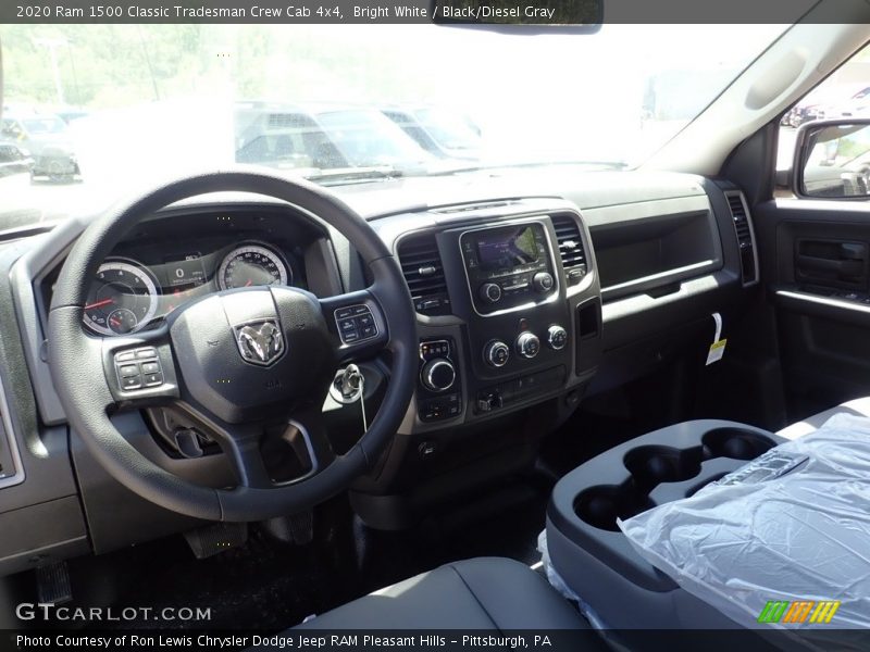 Bright White / Black/Diesel Gray 2020 Ram 1500 Classic Tradesman Crew Cab 4x4