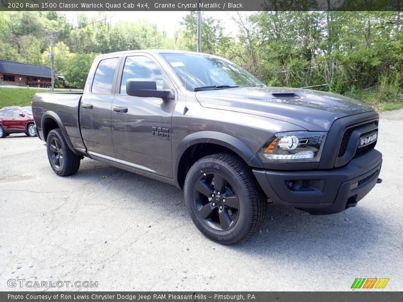 Granite Crystal Metallic / Black 2020 Ram 1500 Classic Warlock Quad Cab 4x4