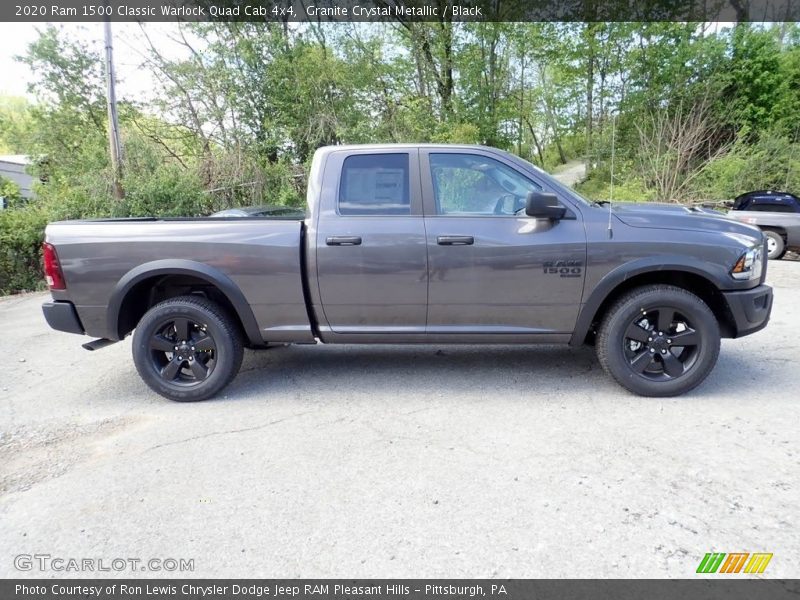 Granite Crystal Metallic / Black 2020 Ram 1500 Classic Warlock Quad Cab 4x4