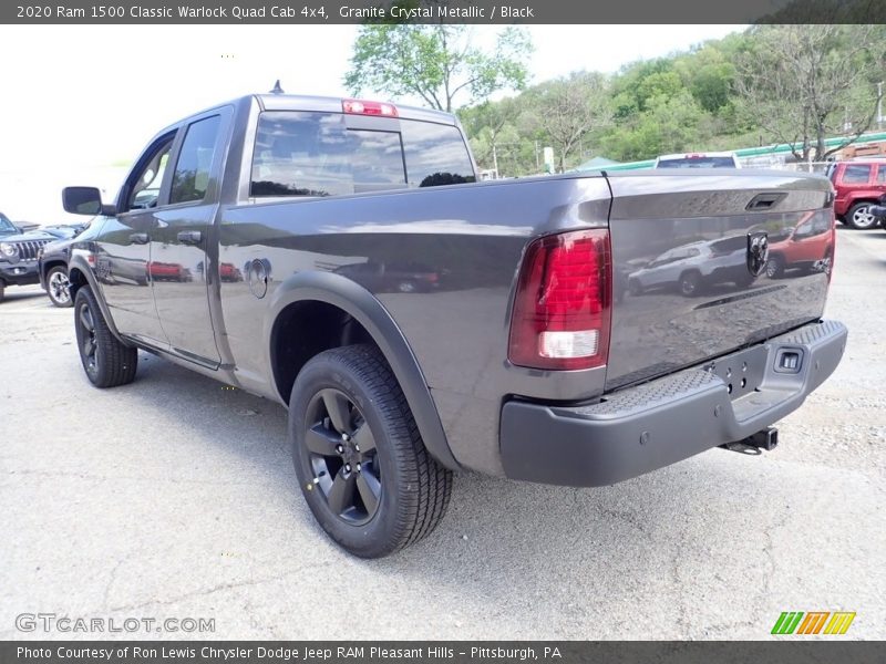 Granite Crystal Metallic / Black 2020 Ram 1500 Classic Warlock Quad Cab 4x4