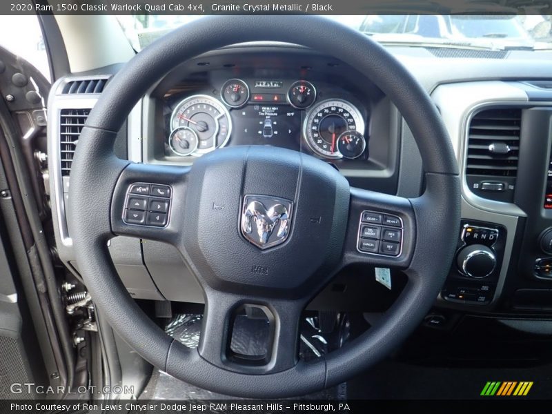 Granite Crystal Metallic / Black 2020 Ram 1500 Classic Warlock Quad Cab 4x4