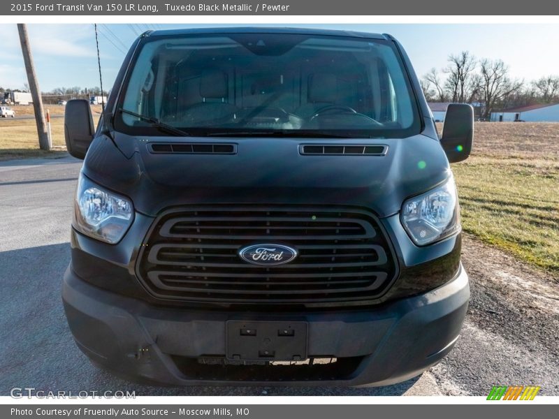 Tuxedo Black Metallic / Pewter 2015 Ford Transit Van 150 LR Long