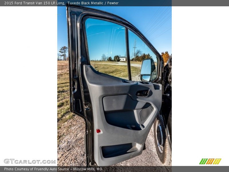 Tuxedo Black Metallic / Pewter 2015 Ford Transit Van 150 LR Long