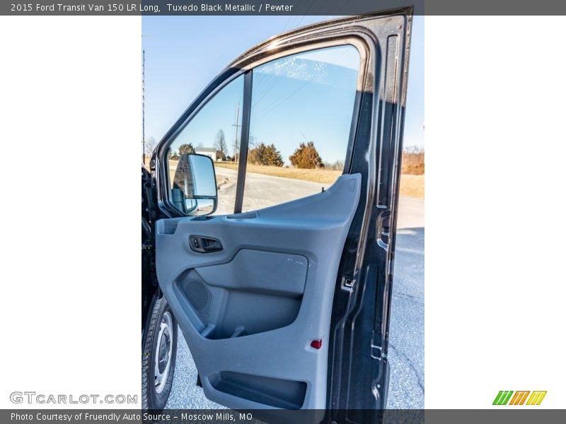Tuxedo Black Metallic / Pewter 2015 Ford Transit Van 150 LR Long