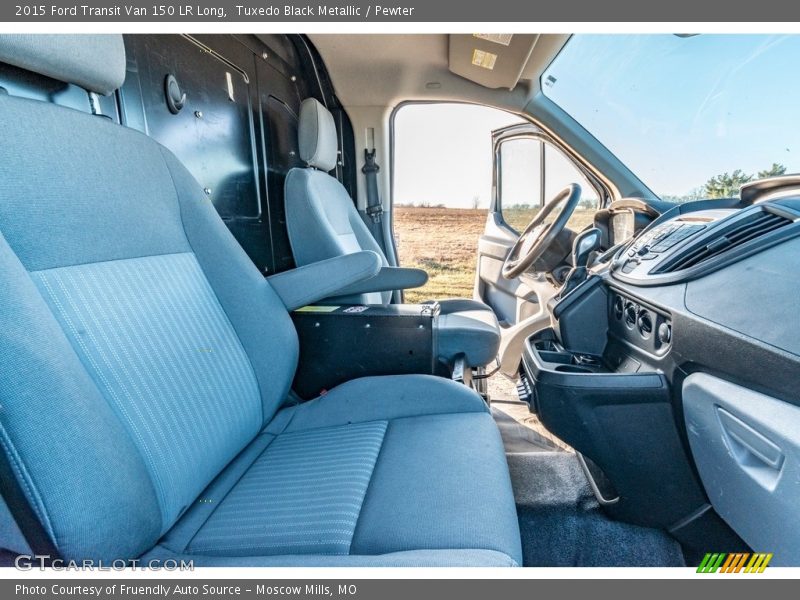 Tuxedo Black Metallic / Pewter 2015 Ford Transit Van 150 LR Long