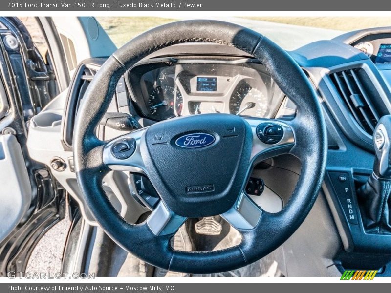 Tuxedo Black Metallic / Pewter 2015 Ford Transit Van 150 LR Long