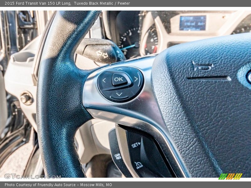 Tuxedo Black Metallic / Pewter 2015 Ford Transit Van 150 LR Long