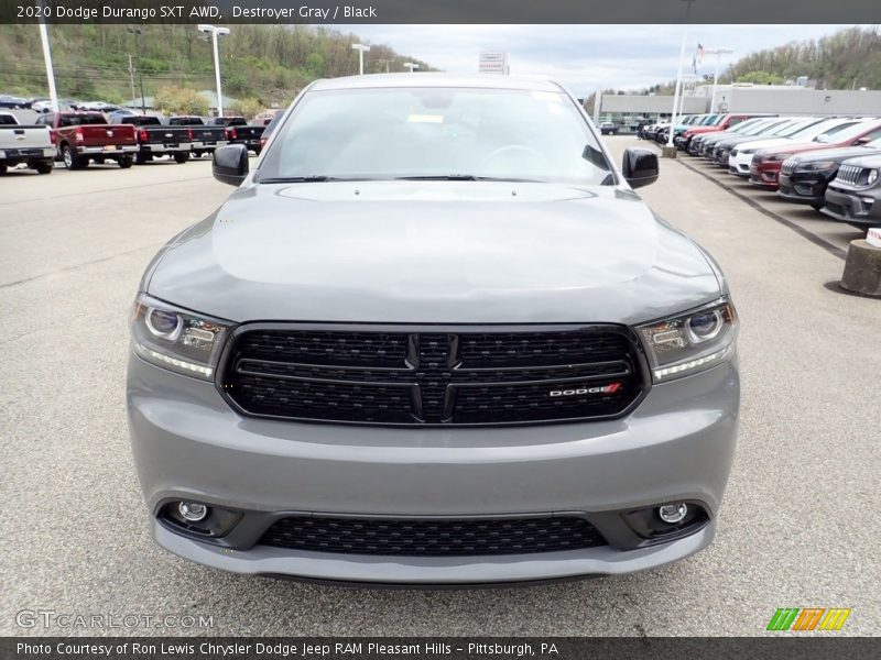 Destroyer Gray / Black 2020 Dodge Durango SXT AWD
