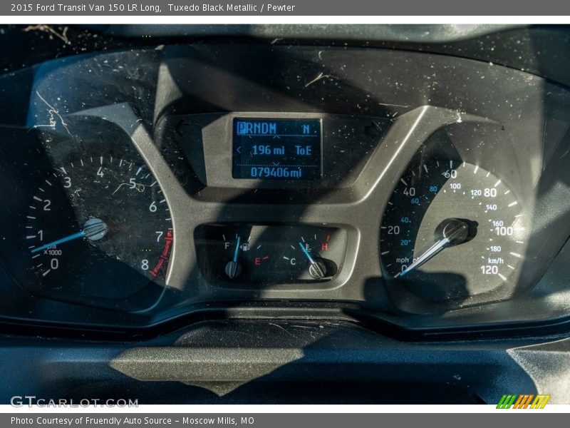 Tuxedo Black Metallic / Pewter 2015 Ford Transit Van 150 LR Long