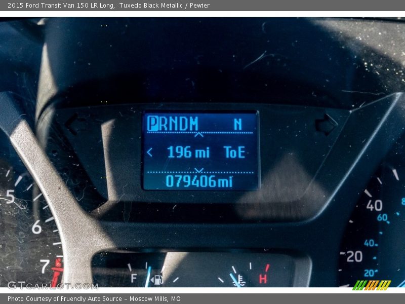 Tuxedo Black Metallic / Pewter 2015 Ford Transit Van 150 LR Long