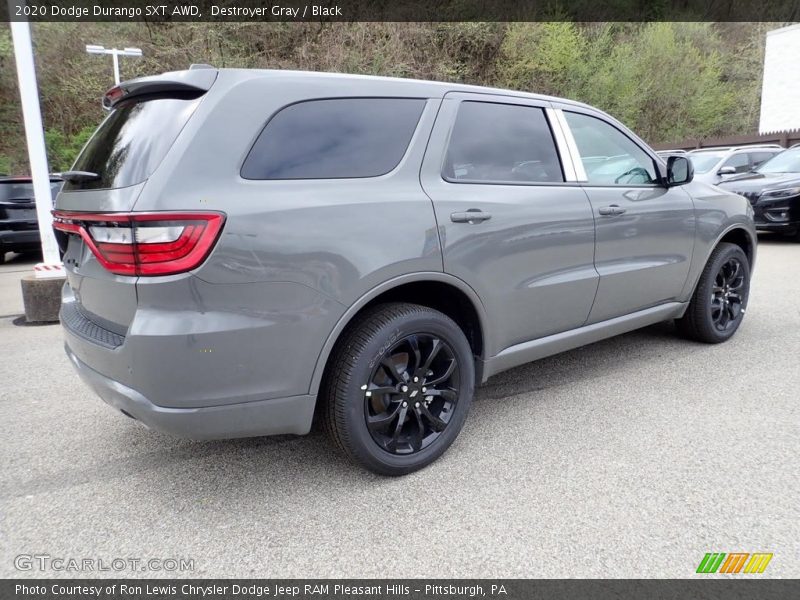 Destroyer Gray / Black 2020 Dodge Durango SXT AWD