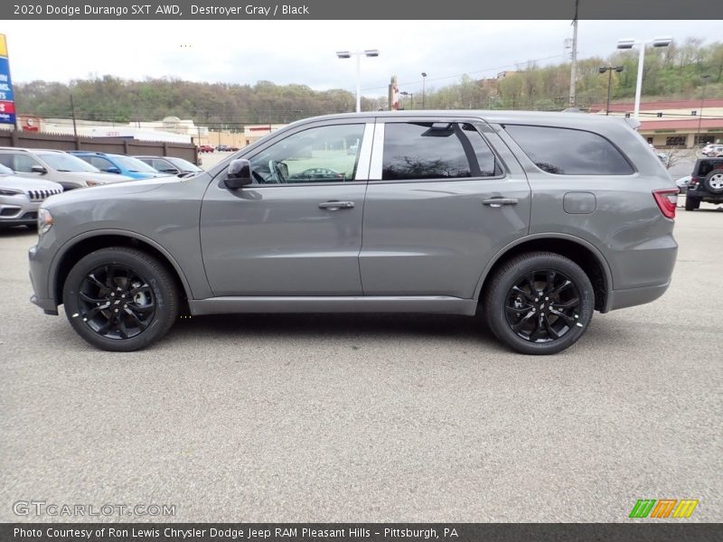 Destroyer Gray / Black 2020 Dodge Durango SXT AWD