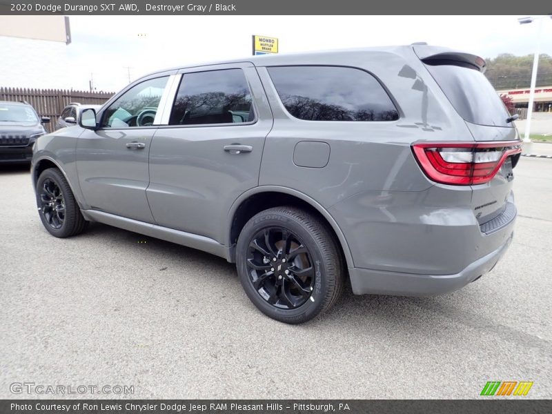 Destroyer Gray / Black 2020 Dodge Durango SXT AWD