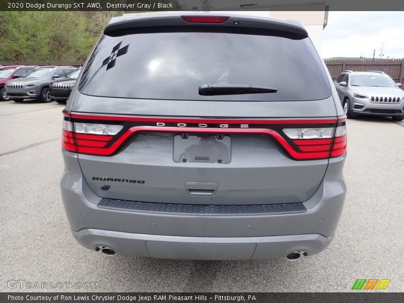Destroyer Gray / Black 2020 Dodge Durango SXT AWD