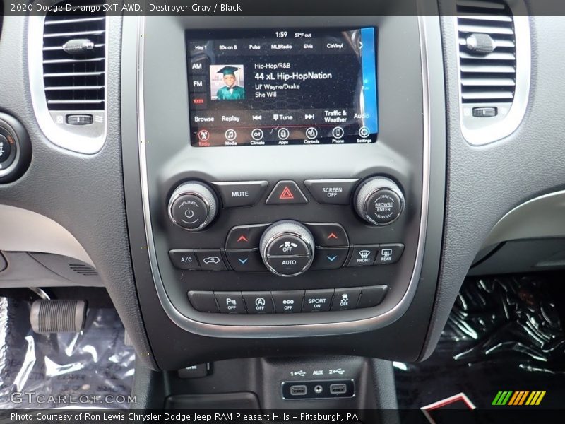 Destroyer Gray / Black 2020 Dodge Durango SXT AWD