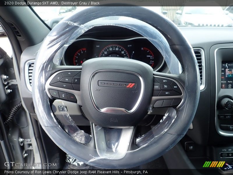 Destroyer Gray / Black 2020 Dodge Durango SXT AWD