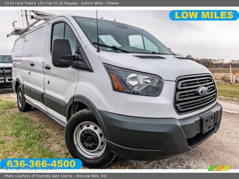 Oxford White / Pewter 2016 Ford Transit 150 Van XL LR Regular