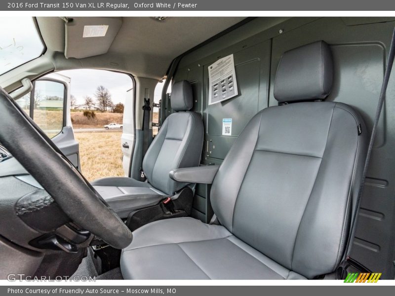 Front Seat of 2016 Transit 150 Van XL LR Regular