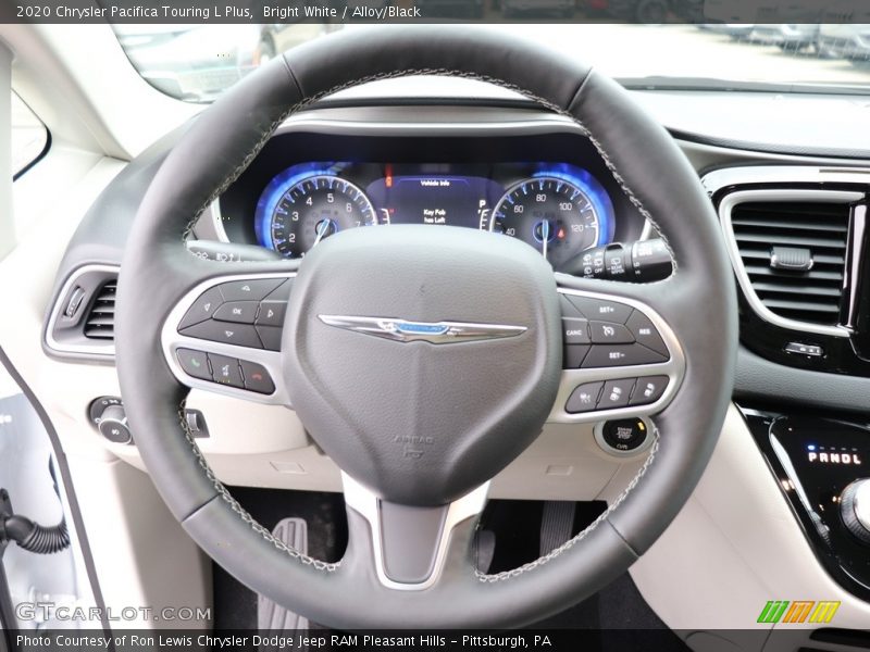 Bright White / Alloy/Black 2020 Chrysler Pacifica Touring L Plus