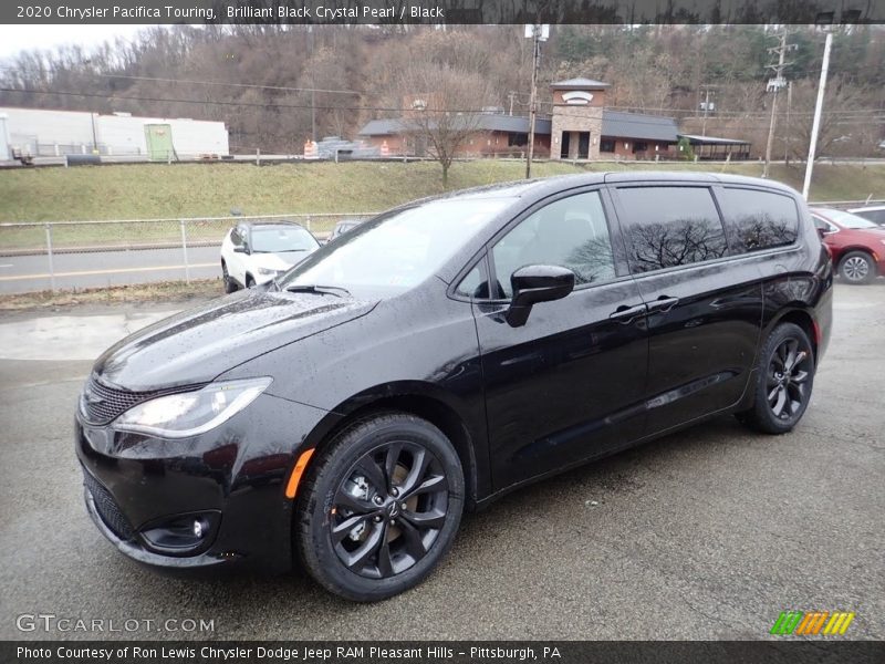 Brilliant Black Crystal Pearl / Black 2020 Chrysler Pacifica Touring