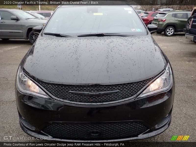 Brilliant Black Crystal Pearl / Black 2020 Chrysler Pacifica Touring