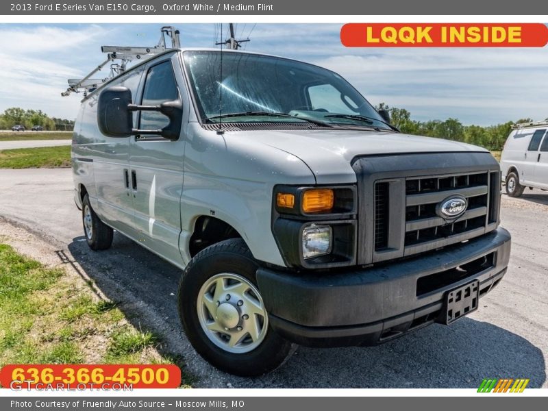 Oxford White / Medium Flint 2013 Ford E Series Van E150 Cargo