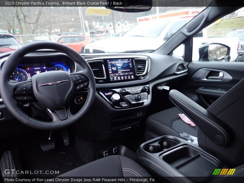 Brilliant Black Crystal Pearl / Black 2020 Chrysler Pacifica Touring