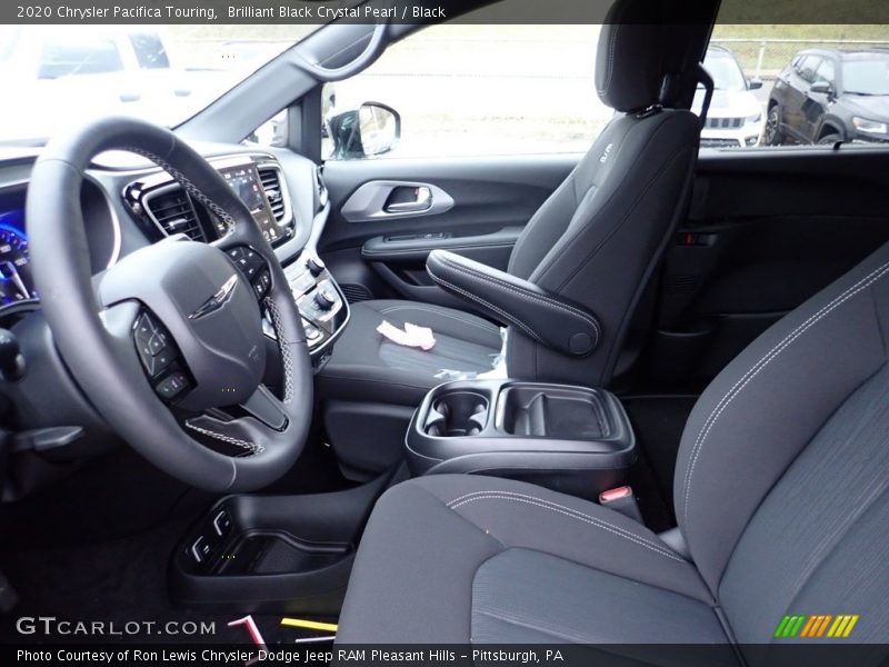 Brilliant Black Crystal Pearl / Black 2020 Chrysler Pacifica Touring