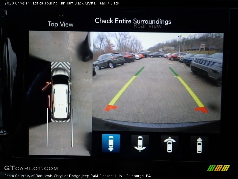 Brilliant Black Crystal Pearl / Black 2020 Chrysler Pacifica Touring