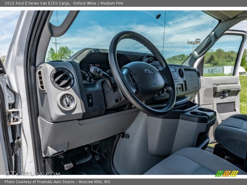 Oxford White / Medium Flint 2013 Ford E Series Van E150 Cargo