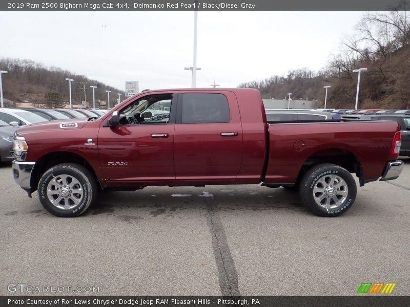  2019 2500 Bighorn Mega Cab 4x4 Delmonico Red Pearl