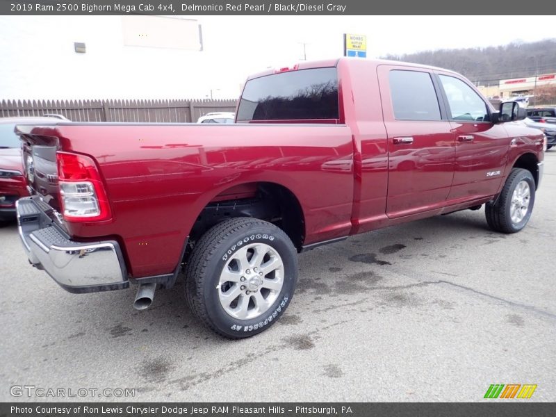 Delmonico Red Pearl / Black/Diesel Gray 2019 Ram 2500 Bighorn Mega Cab 4x4