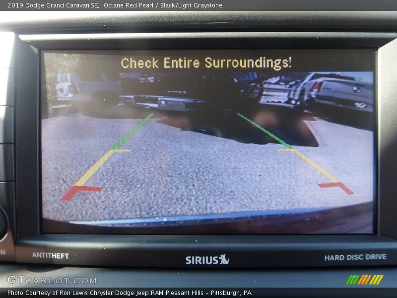 Octane Red Pearl / Black/Light Graystone 2019 Dodge Grand Caravan SE