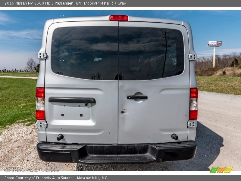 Brilliant Silver Metallic / Gray 2016 Nissan NV 3500 HD S Passenger
