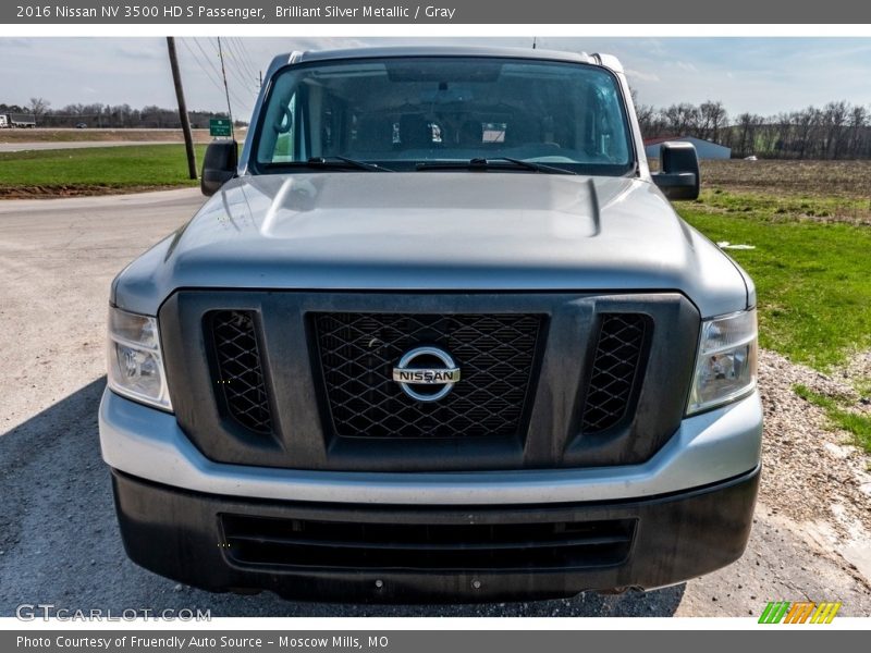 Brilliant Silver Metallic / Gray 2016 Nissan NV 3500 HD S Passenger