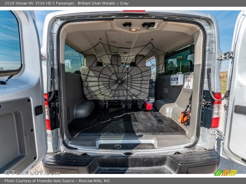 Brilliant Silver Metallic / Gray 2016 Nissan NV 3500 HD S Passenger