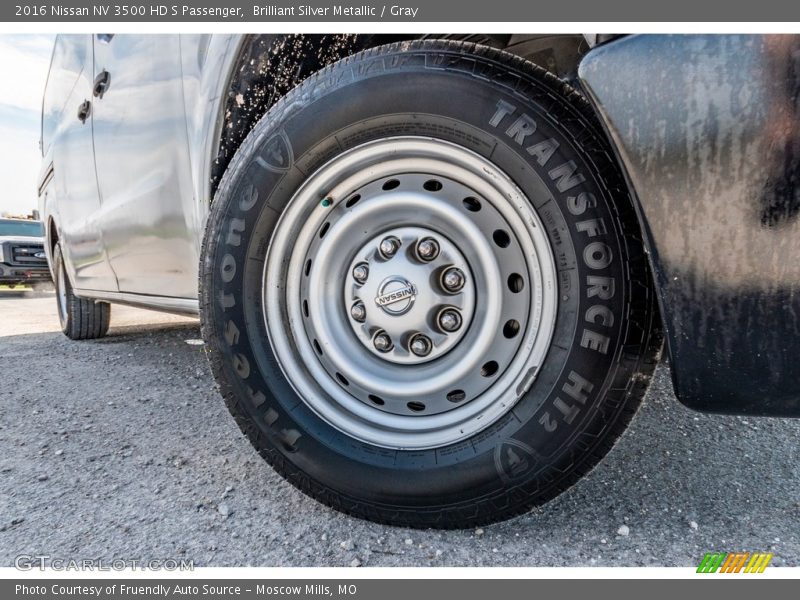 Brilliant Silver Metallic / Gray 2016 Nissan NV 3500 HD S Passenger