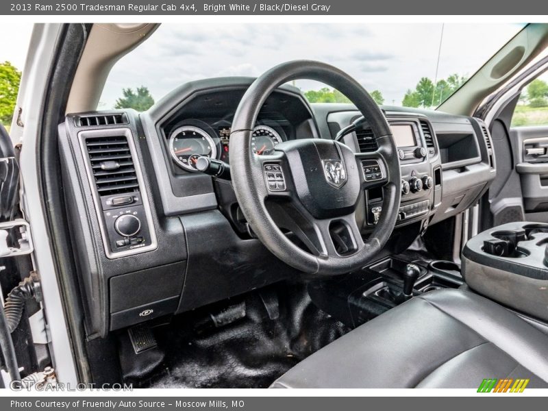 Bright White / Black/Diesel Gray 2013 Ram 2500 Tradesman Regular Cab 4x4