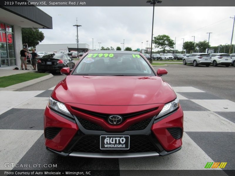 Supersonic Red / Ash 2019 Toyota Camry XSE