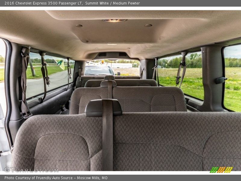 Rear Seat of 2016 Express 3500 Passenger LT
