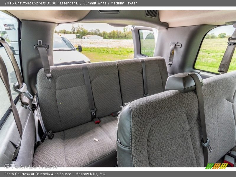 Rear Seat of 2016 Express 3500 Passenger LT